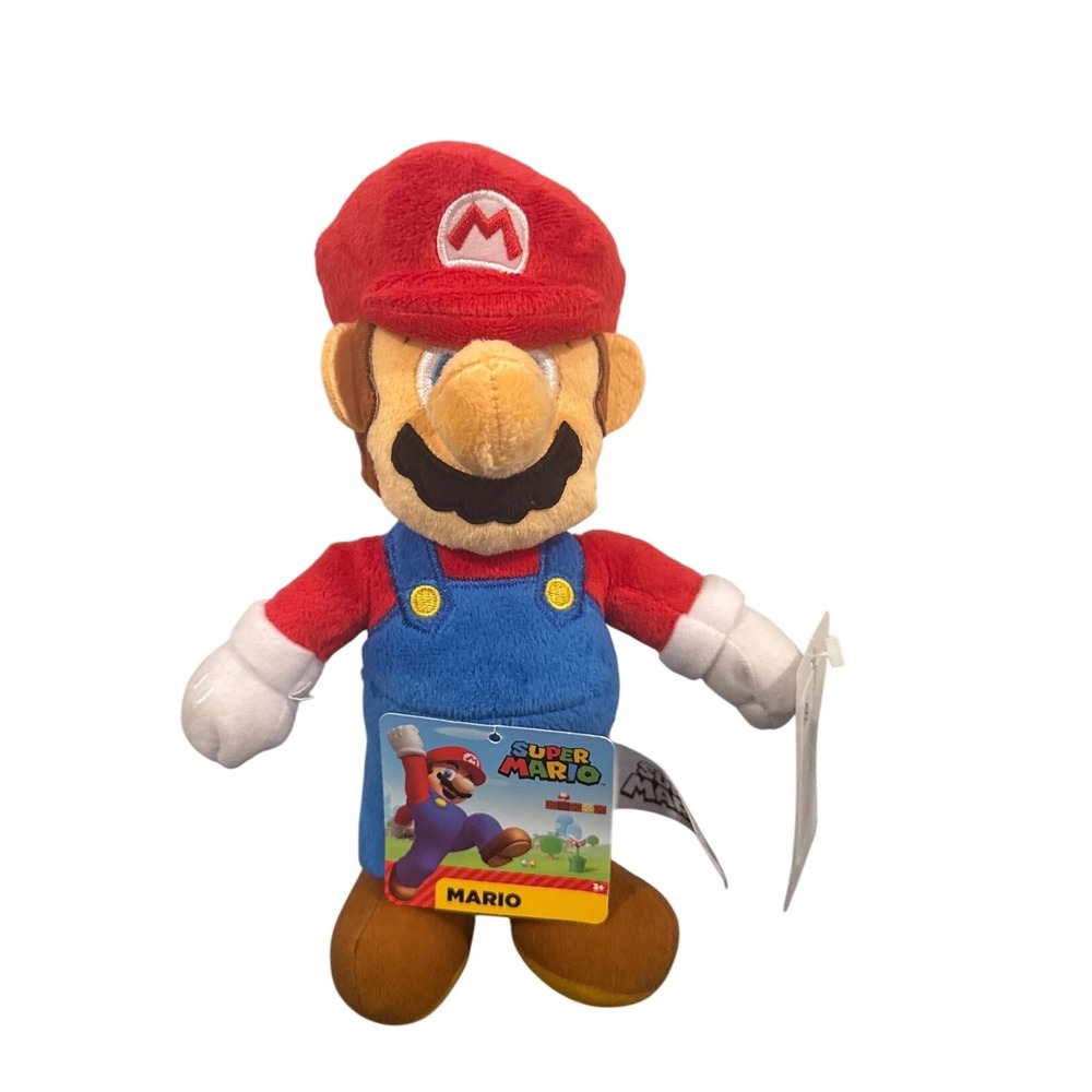 Nintendo Super Mario Jakks Pacific‎ 9 Inch Plush Stuffed Toy New With Tags